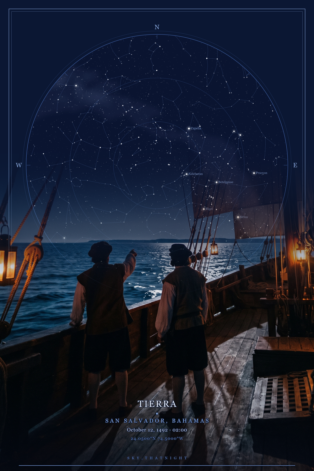 The night a lookout shouted one word