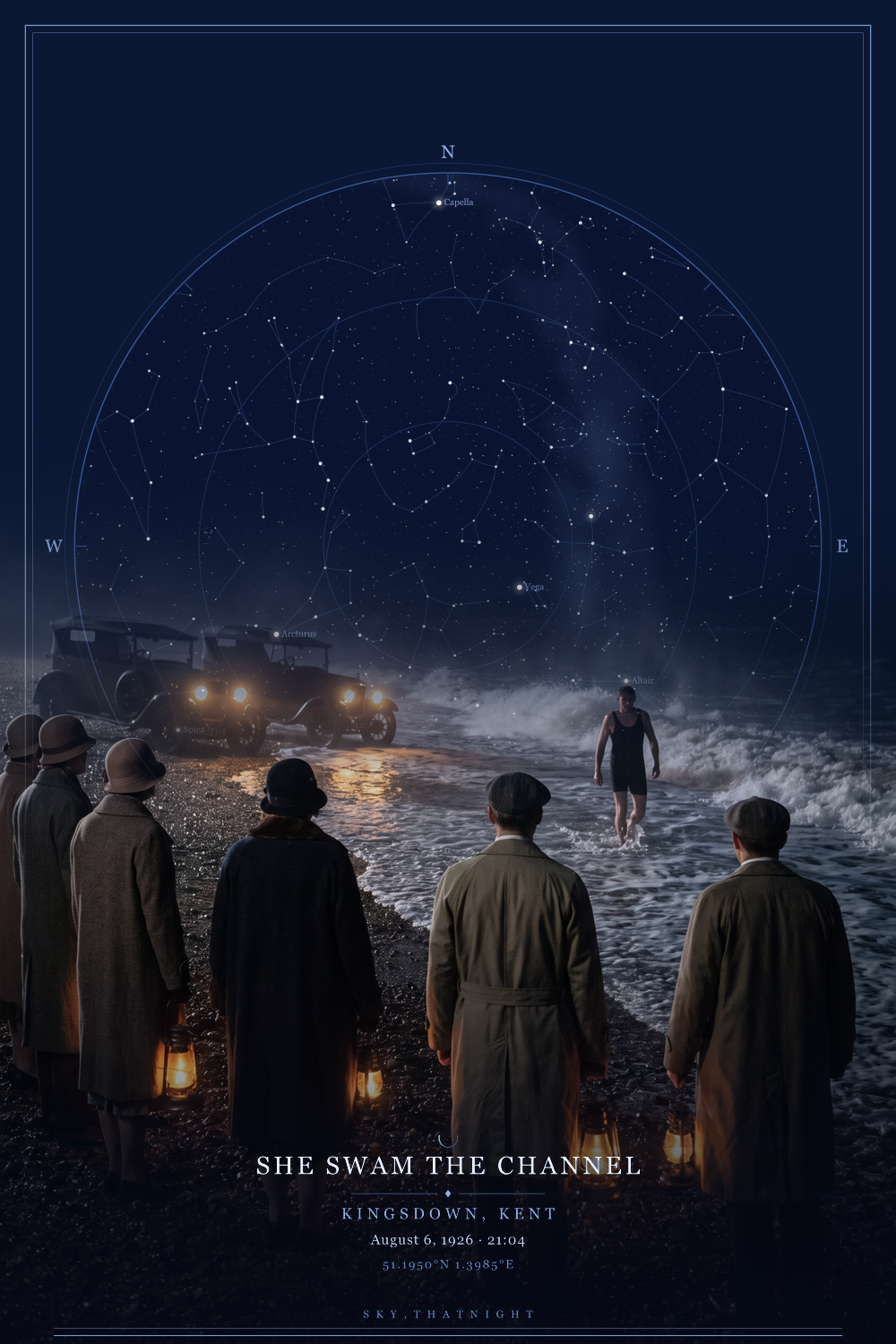 The night she walked out of the sea