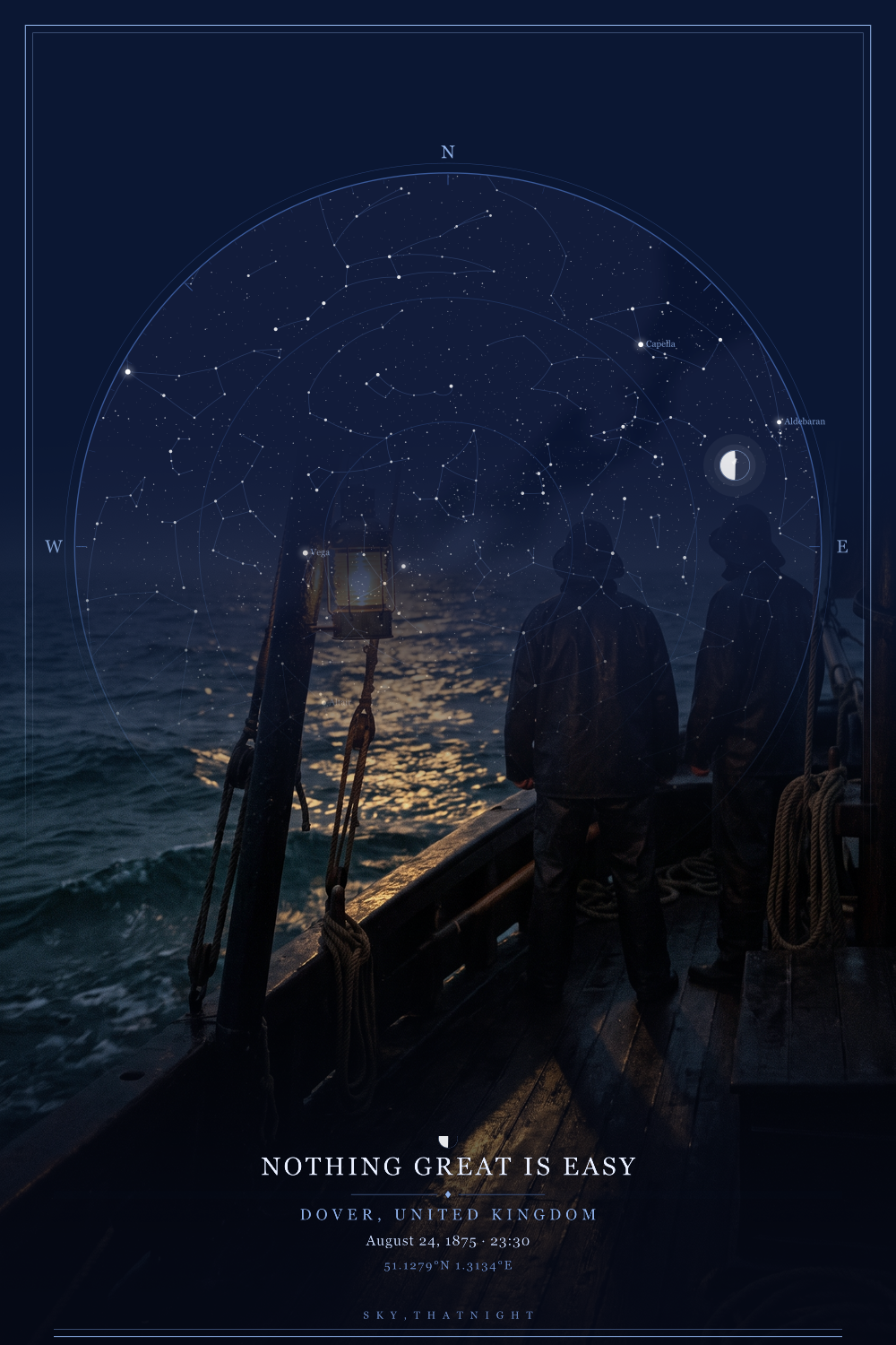 The night the Channel was crossed for the first time