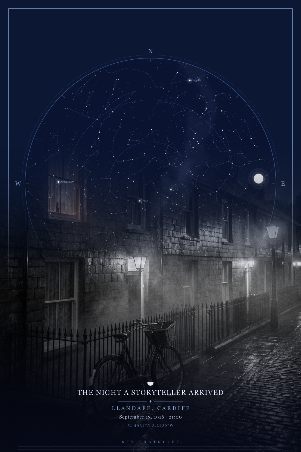 The sky the night Roald Dahl was born